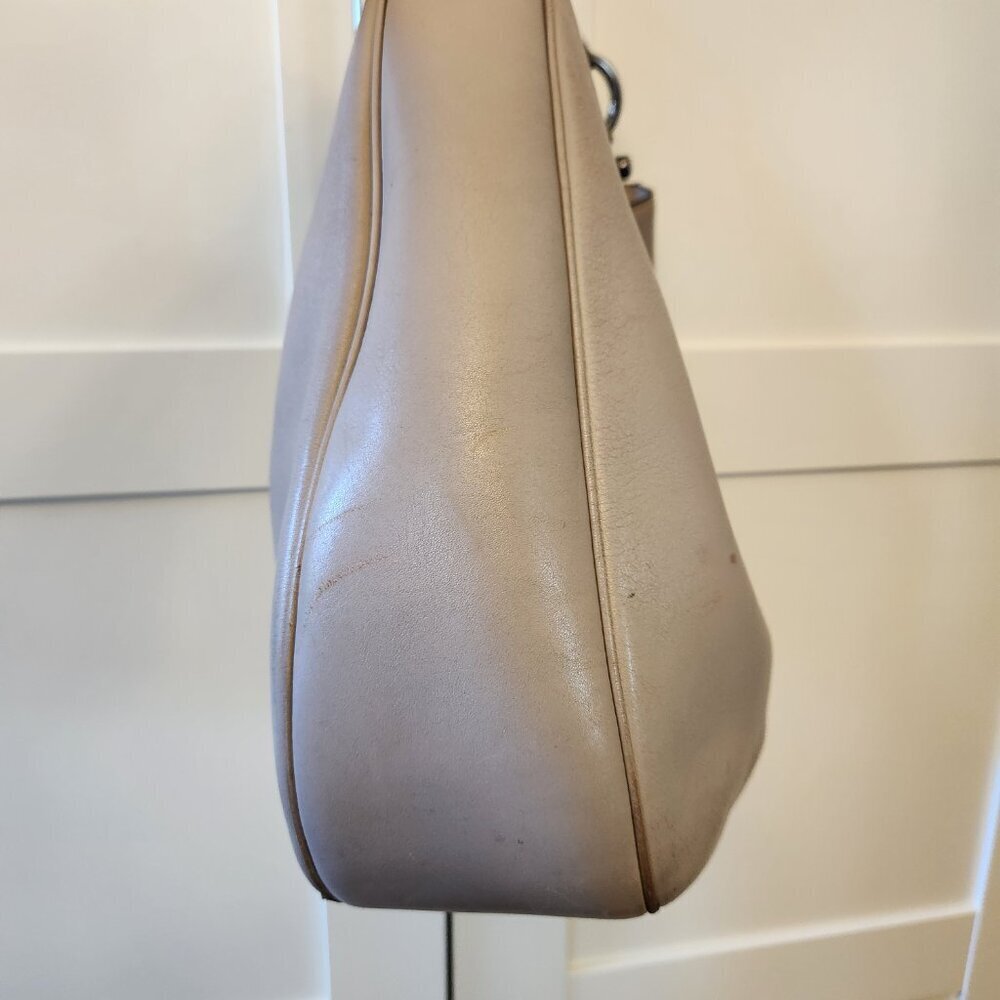Coach Nomad Hobo in Grey Birch Taupe Willow with Tea Rose Details - Picture 10 of 14